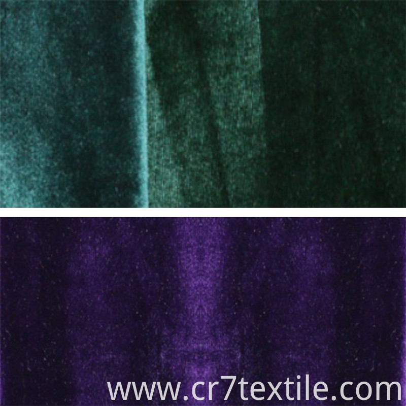 100 Corea Velvet Spandex Plain Dyed Ladies Fabric